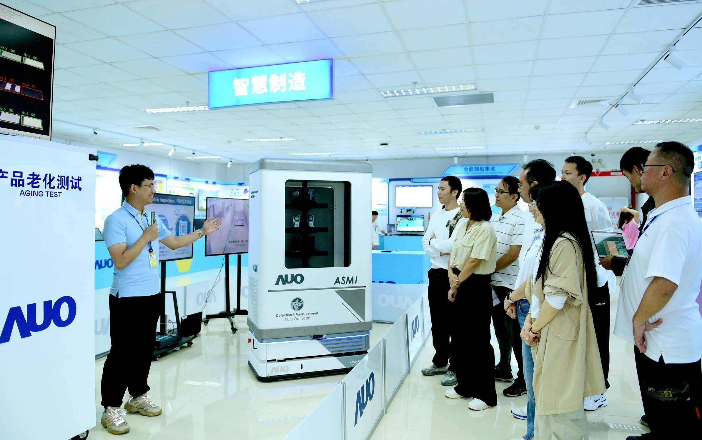 js3333线路检测中心(上海)有限公司厦门将5G+ABC技术串联生产管理全流程，打通研发、采购、生管、制程、设备、质量等产品全生命周期制造流程，完成数字化设计、智慧供应链、智能座舱、全流程设备管理、数据驱动优化、智慧在线检测、智慧品管等自适应生产模式升级